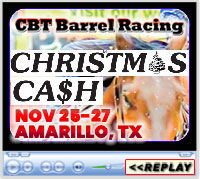 18th Annual Christmas Cash Barrel Race Weekend, Amarillo National Center Arena, Amarillo, TX - November 25-27, 2022