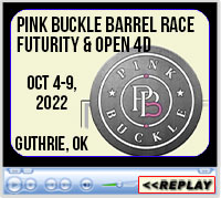 Pink Buckle Barrel Race and Horse Sale, Lazy E Arena, Guthrie, OK - October 4-9, 2022