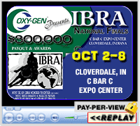 IBRA National Finals, C Bar C Expo Center, Cloverdale, IN - October 2-8, 2016