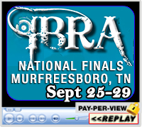 IBRA National Finals, TN Miller Coliseum, Murfreesboro, TN - Sept 25-29, 2018