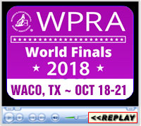WPRA 2018 World Finals, Waco, TX - October 18-21, 2018
