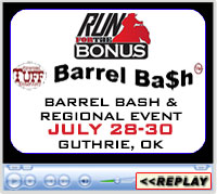 2017 Barrel Bash™ Tour and Bonus Race Finals Regional Sidepot, Lazy E Arena, Guthrie, OK - July 28-30, 2017