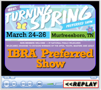 IBRA's Turning Spring Preferred Show, March 24-26, 2017 - TN Miller Coliseum, Murfreesboro, TN