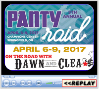 5th Annual Panty Raid Futurity - On the Road with Dawn and Clea, April 6-9, 2017 - Champions Center, Springfield, OH